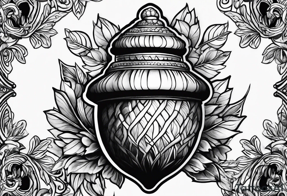 Acorn tattoo idea