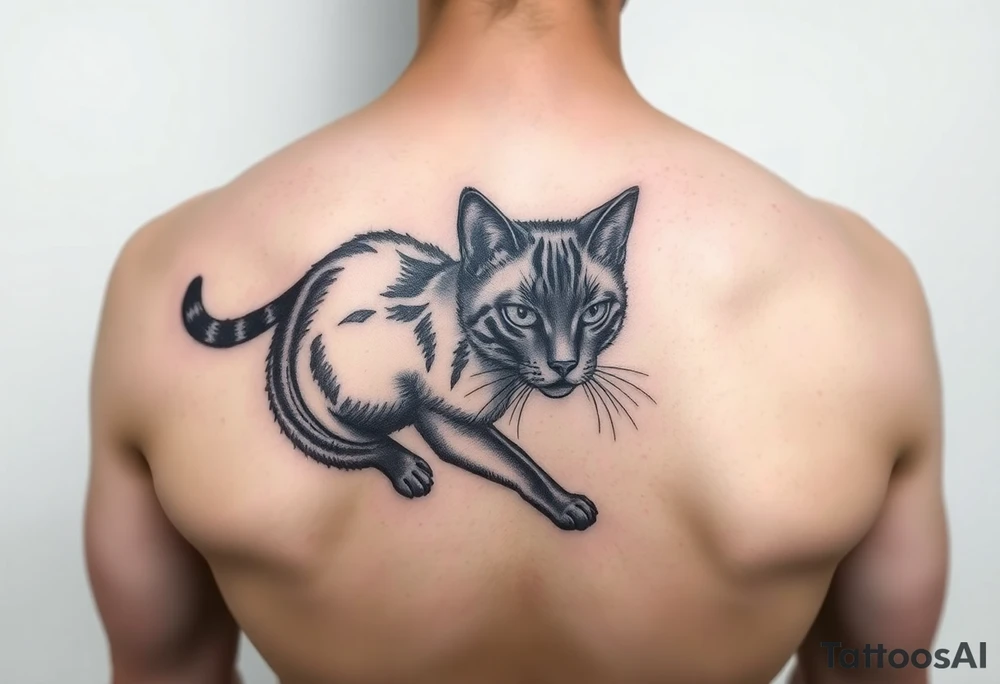 Black Cat tattoo idea