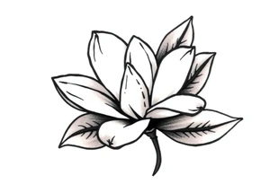 Magnolia flower, Mississippi tattoo idea