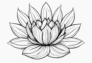 A resilient flower surrounded by fire tattoo idea
