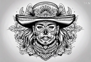 mexican style tattoo tattoo idea