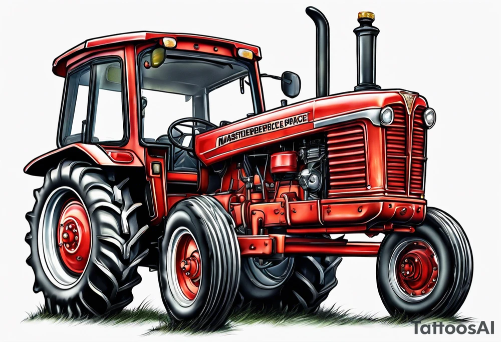 Tractor tattoo idea