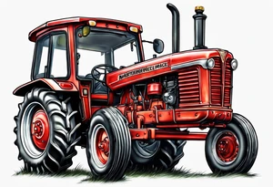 Tractor tattoo idea