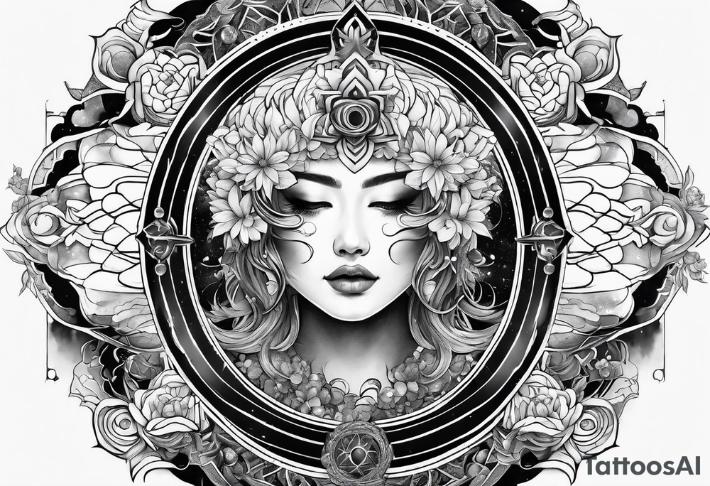 universe quantum field tattoo idea