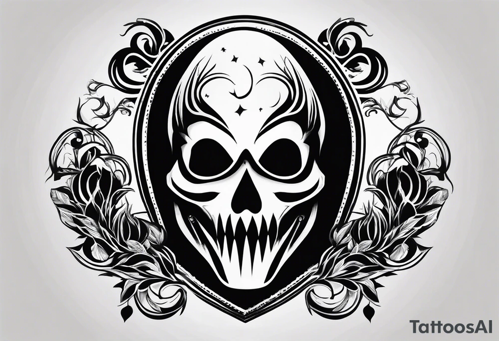 ghostface killer tattoo idea