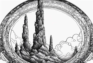 Pillars of creation tattoo idea