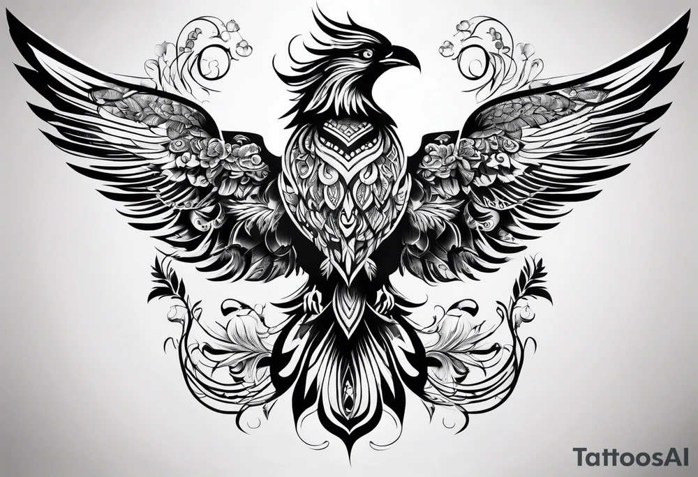 Firebird Russian tattoo idea