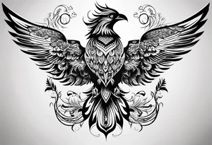 Firebird Russian tattoo idea