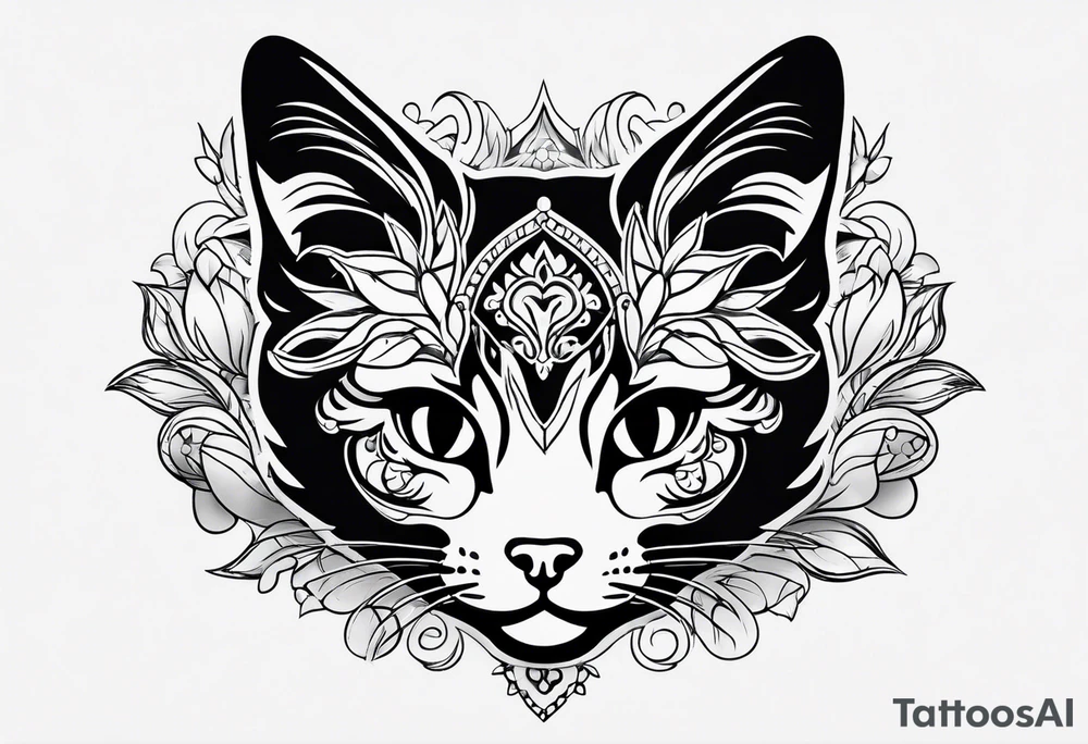 Paw print cat memorial tattoo tattoo idea