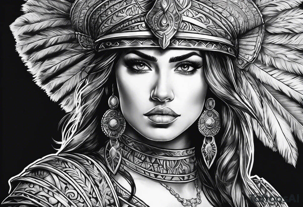 Spanish warrior tattoo idea
