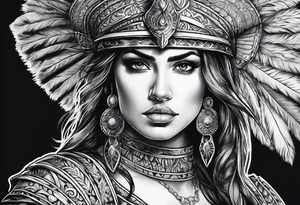 Spanish warrior tattoo idea