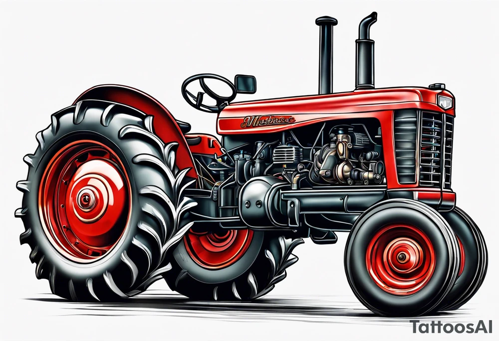 Tractor tattoo idea