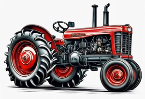 Tractor tattoo idea