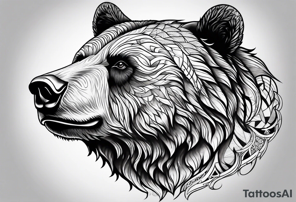 Grizzle Bear tattoo idea