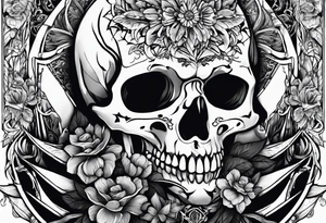 skeleton hand for man,says kayla somewhere on it, tattoo idea