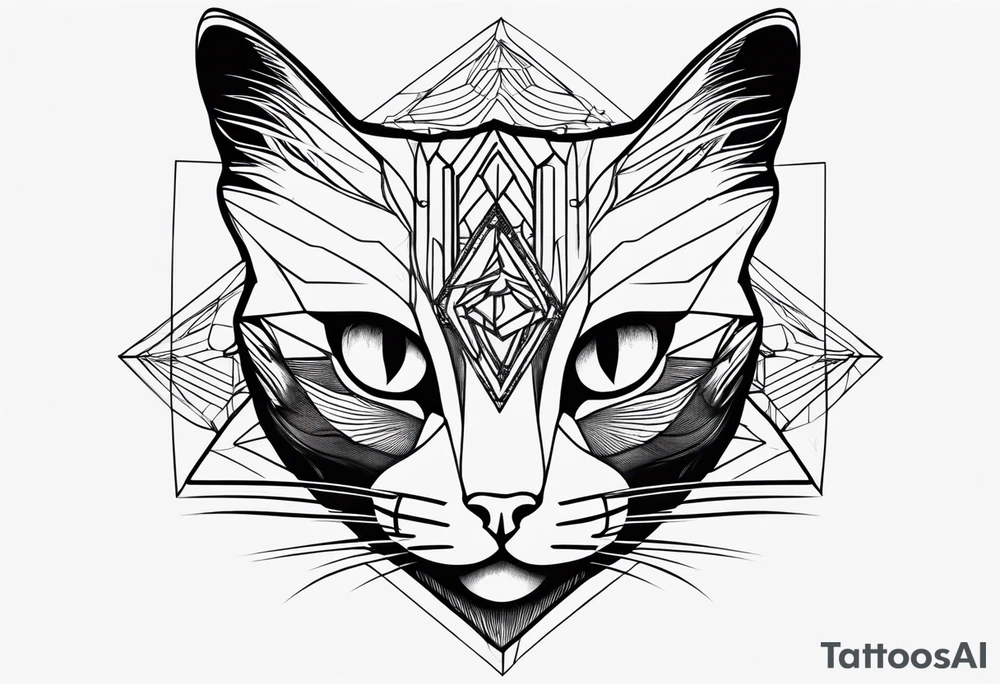 Schrodinger cat tattoo idea