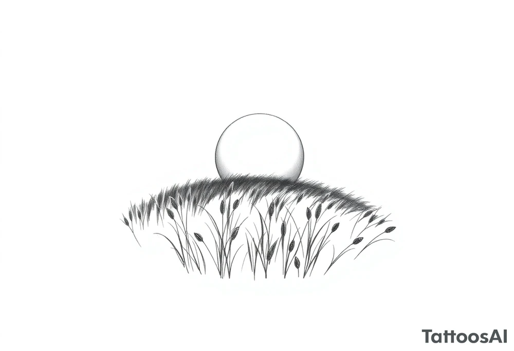 Sun Rising Over a Wind-Swept Field
A small but detailed sun rising over a field of grass or flowers, symbolizing the cycle of life.
The fine-line details in the grass and the soft rays of the sun can create a beautiful contrast.
Placement: Upper back, forearm, or shoulder blade. tattoo idea