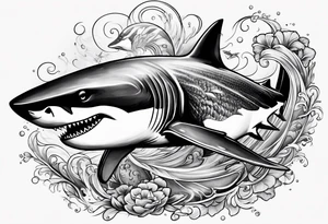 Shark tattoo idea