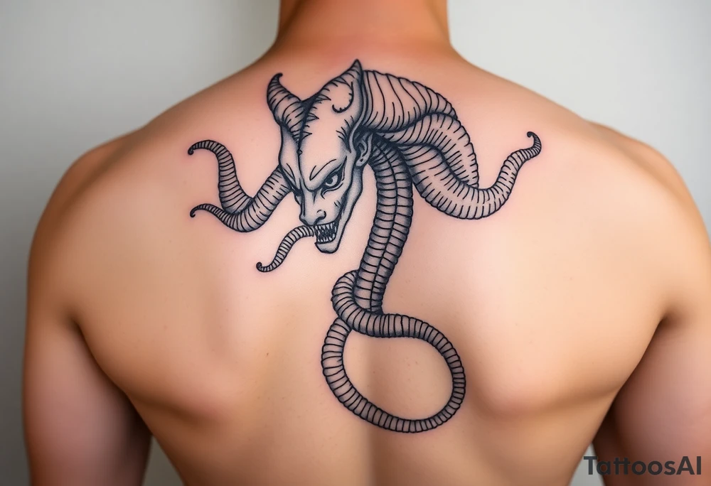 powerful medusa for women tattoo idea