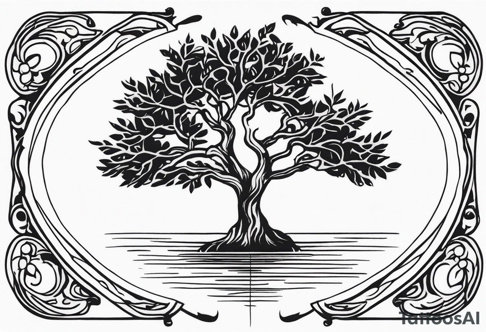 small minimalistic delicate with tree motif tattoo idea small minimalistic delicate with tree motif tattoo idea