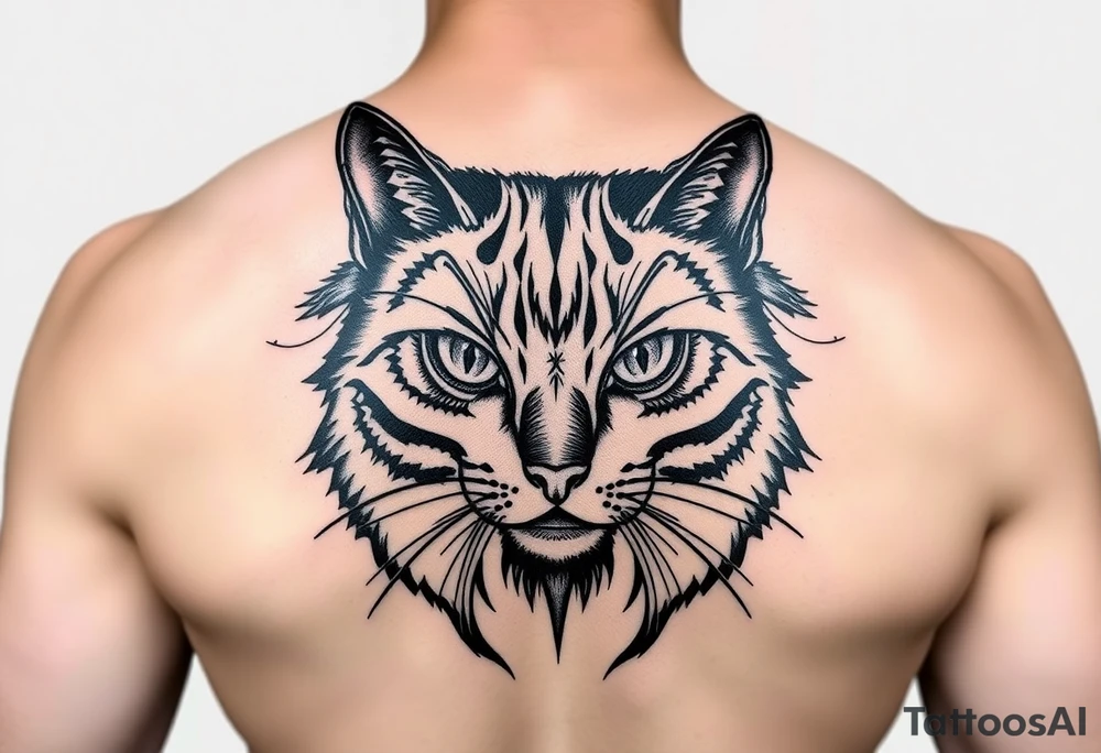 Black Cat tattoo idea