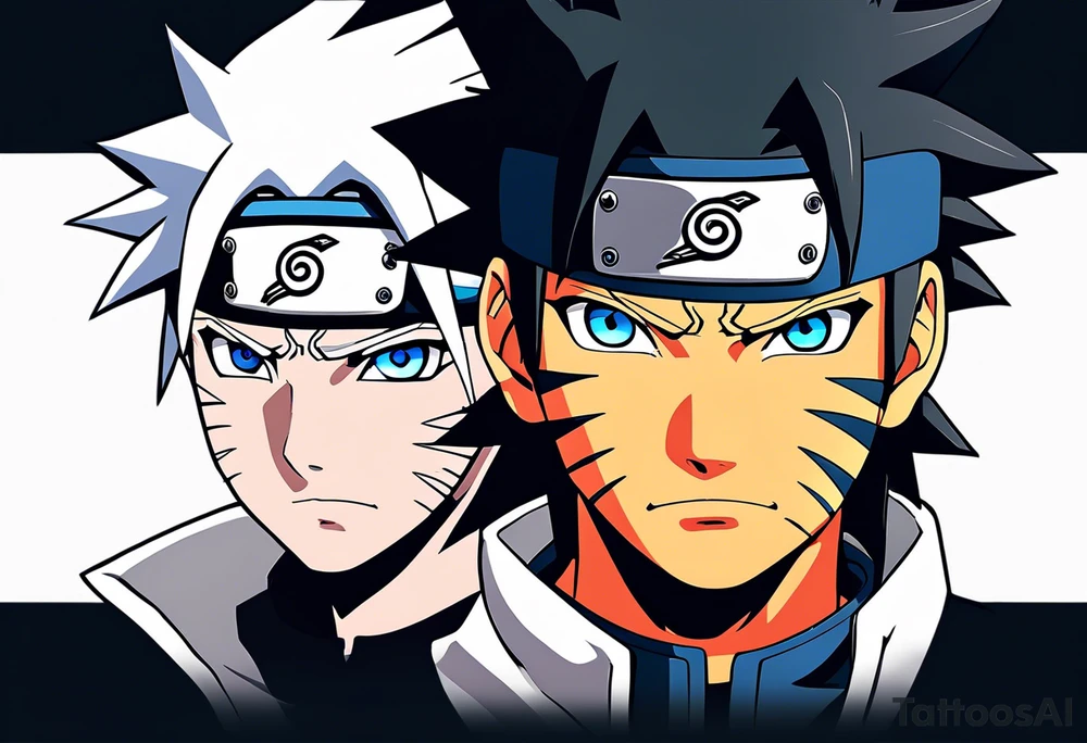 naruto headband with an R in the middle tattoo idea