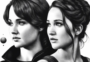 katniss everdeen and peeta mellark tattoo idea