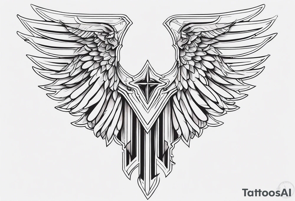 Valkyrie wing tattoo idea