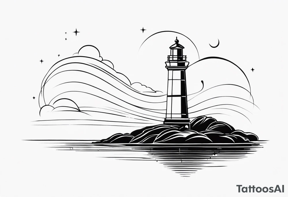 Lighthouse tattoo idea