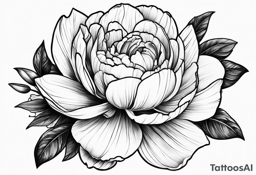 Lily rose with rose bud honey bee peony arm cuff tattoo idea