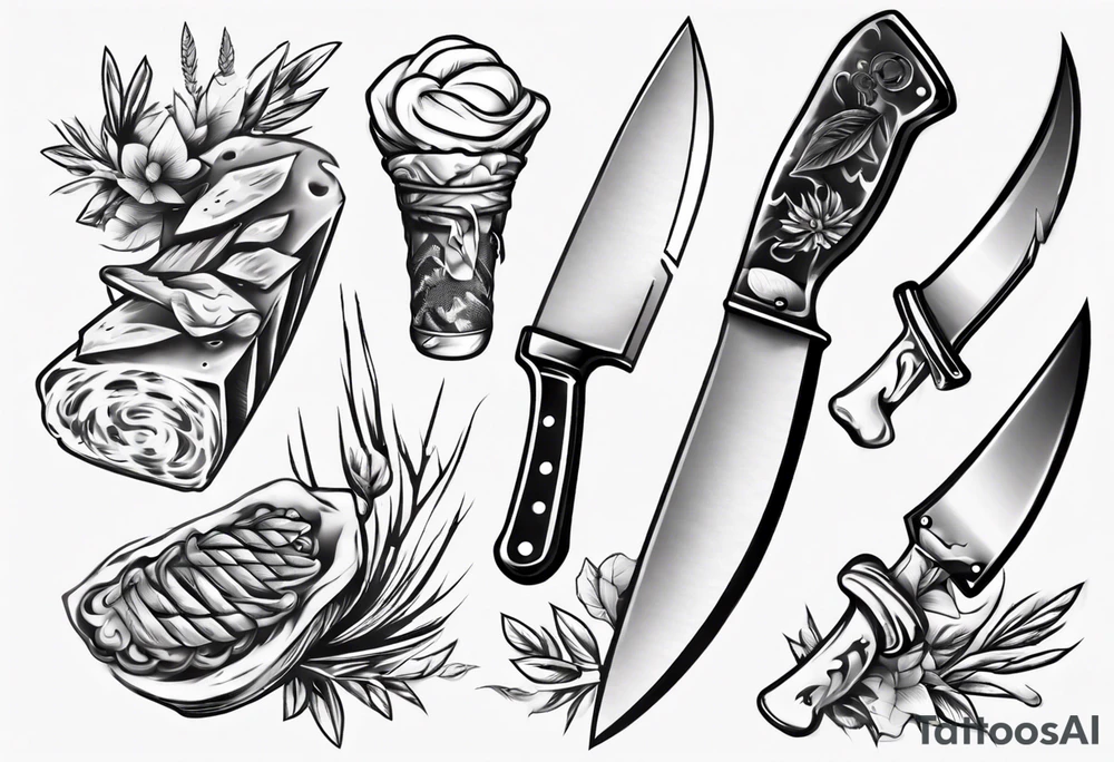 Chef Knife tattoo idea