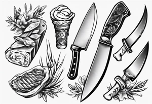 Chef Knife tattoo idea