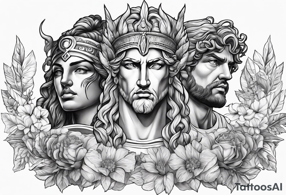 Greek gods tattoo idea