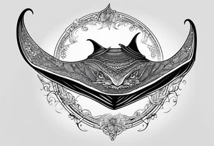 manta ray tattoo idea