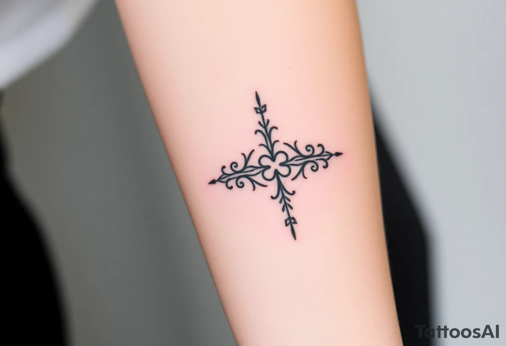 viking rune of love tattoo idea
