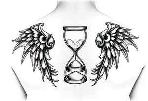 timeglass computer related tattoo idea