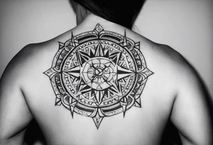 I want a tattoo with wording or Roman numerals going across the back of my neck very thin right above the shirt line. tattoo idea