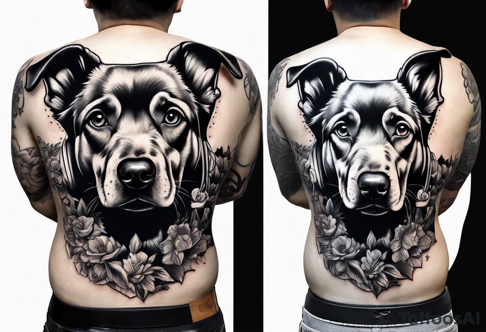 My dog tattoo idea