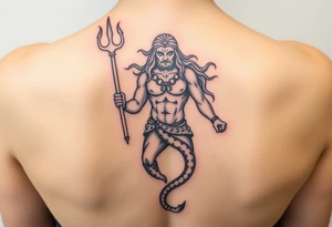 Poseidon tattoo idea