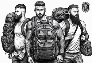 Rucking, brotherhood, fitness, GrowRuck tattoo idea