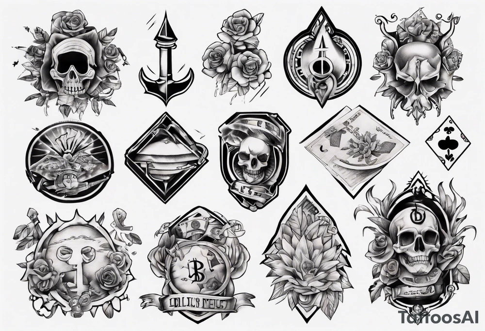 Money tattoo idea