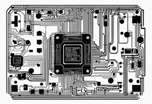 Futuristic Circuit Board tattoo idea