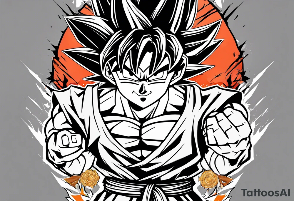 Son Goku tattoo idea