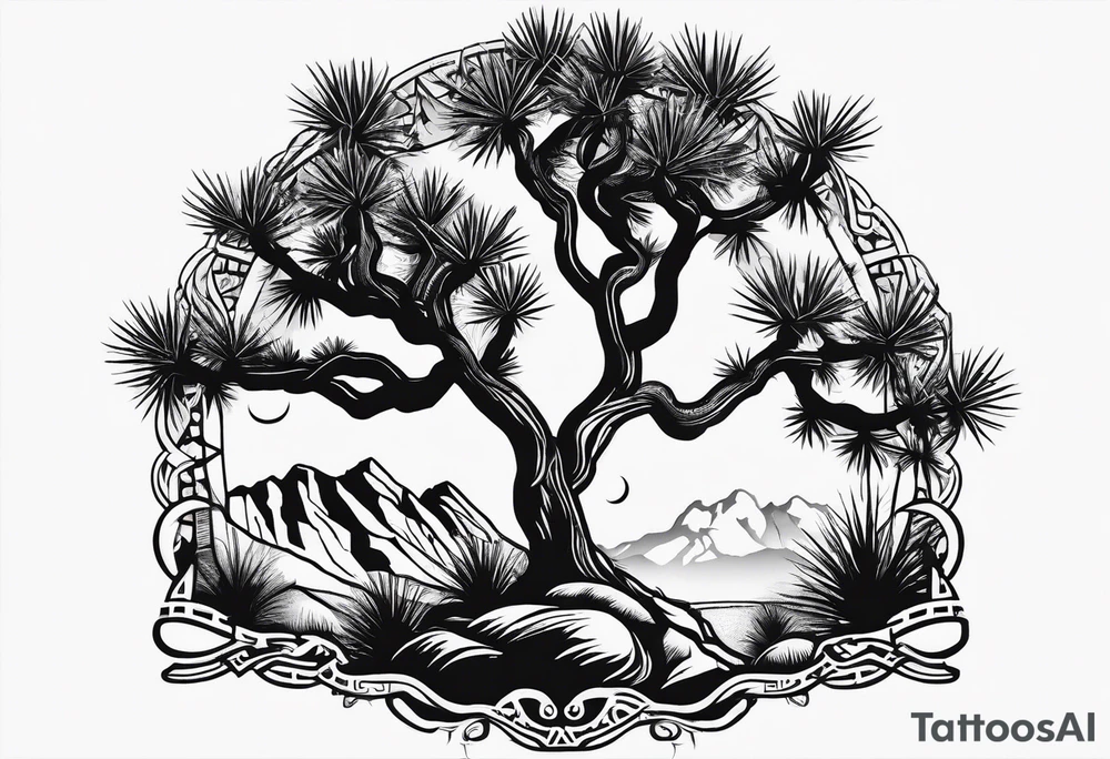 Joshua tree tattoo idea