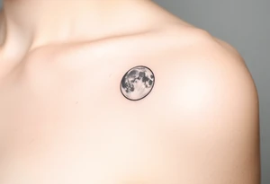The moon tattoo idea