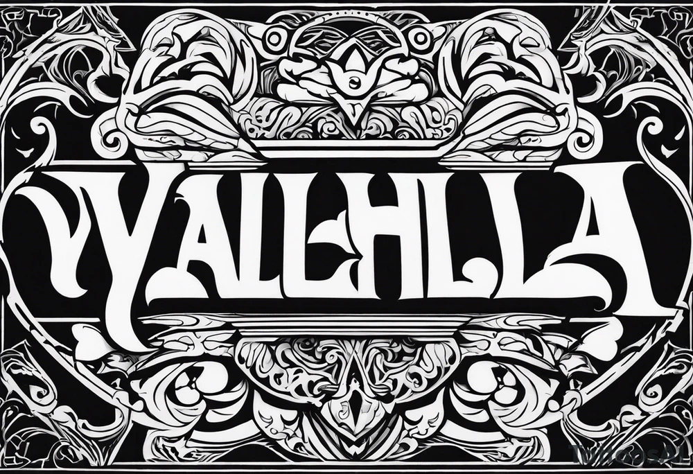 Valhalla tattoo idea