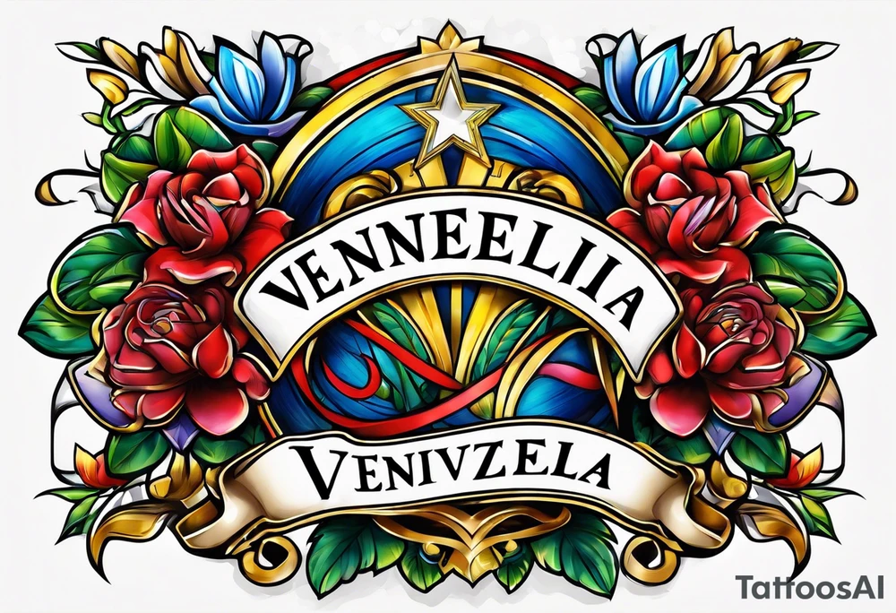 Venezuela letters tattoo idea