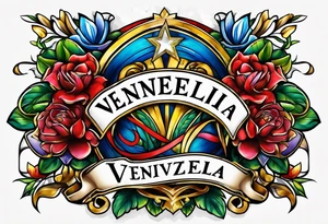 Venezuela letters tattoo idea