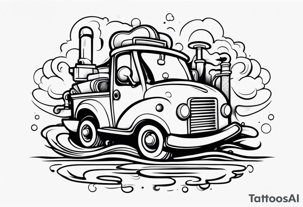 Simple tattoo for a plumber tattoo idea