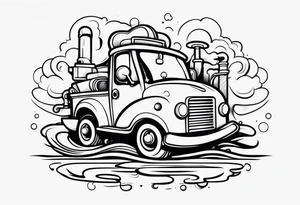 Simple tattoo for a plumber tattoo idea